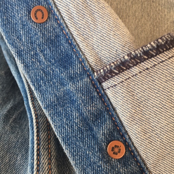 Jean Jacket Light Blue Extra Small Tomboy Trucker Lucky Jacket - Picture 5 of 11